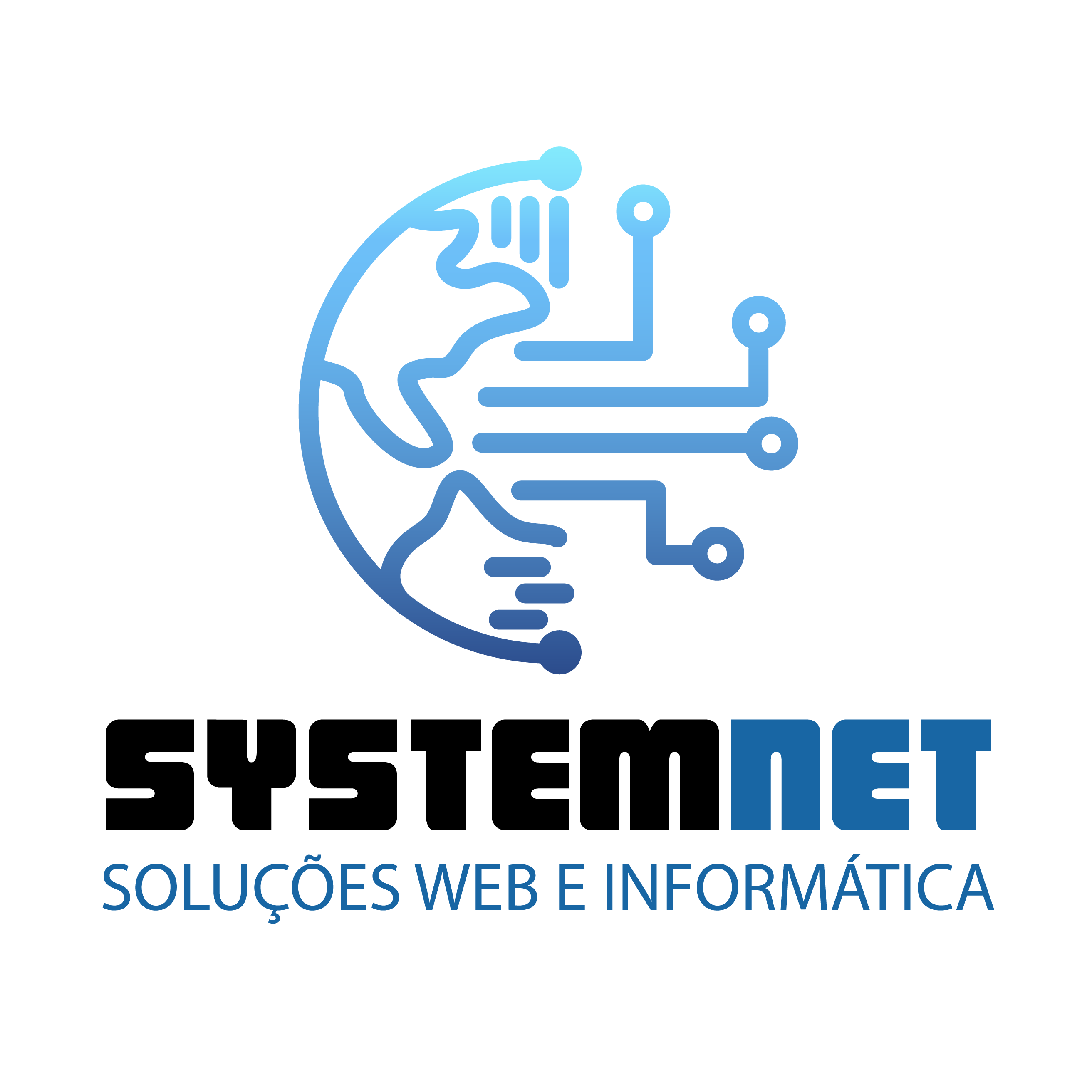 Logo SYSTEM NET - soluções web e informática